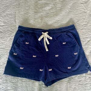 Vineyard Vines Navy, Whale Embroidered Shorts